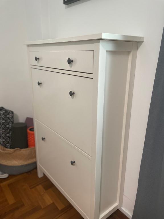 Shoe Rack / Ikea Hemnes Shoe with 2 compartments, Furniture
