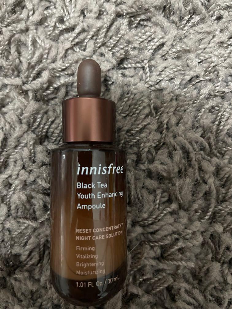 Innisfree Black Tea Youth Enhancing Ampoule Health Beauty Skin Bath Body On Carousell