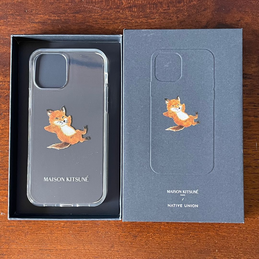 メゾンキツネ CHILLAX FOX iPhone12ケース(クリア)nativeunion