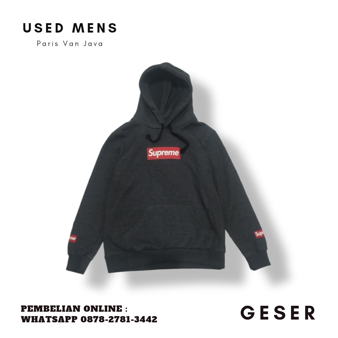 jaket hoodie supreme