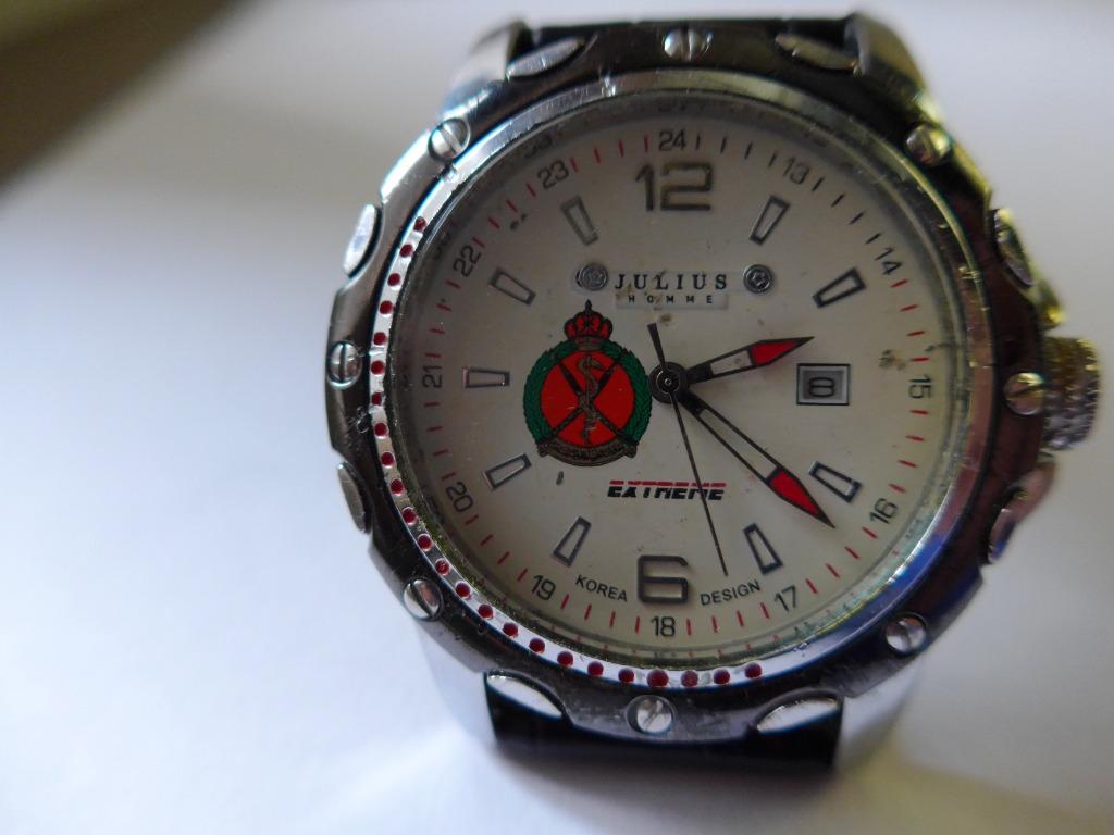 Julius Homme with Oman Logo Quartz Watch Men s Fashion Watches