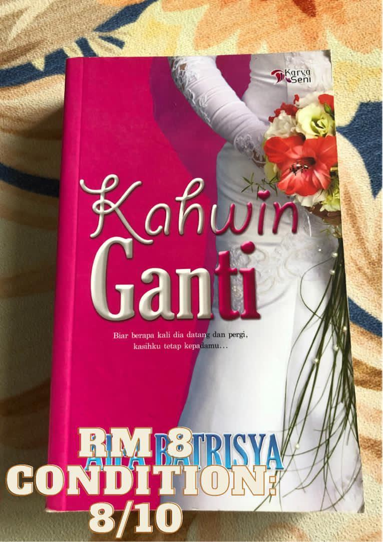 Kahwin Ganti Novel Books Stationery Books On Carousell