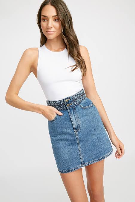 Denim skirt kookai online