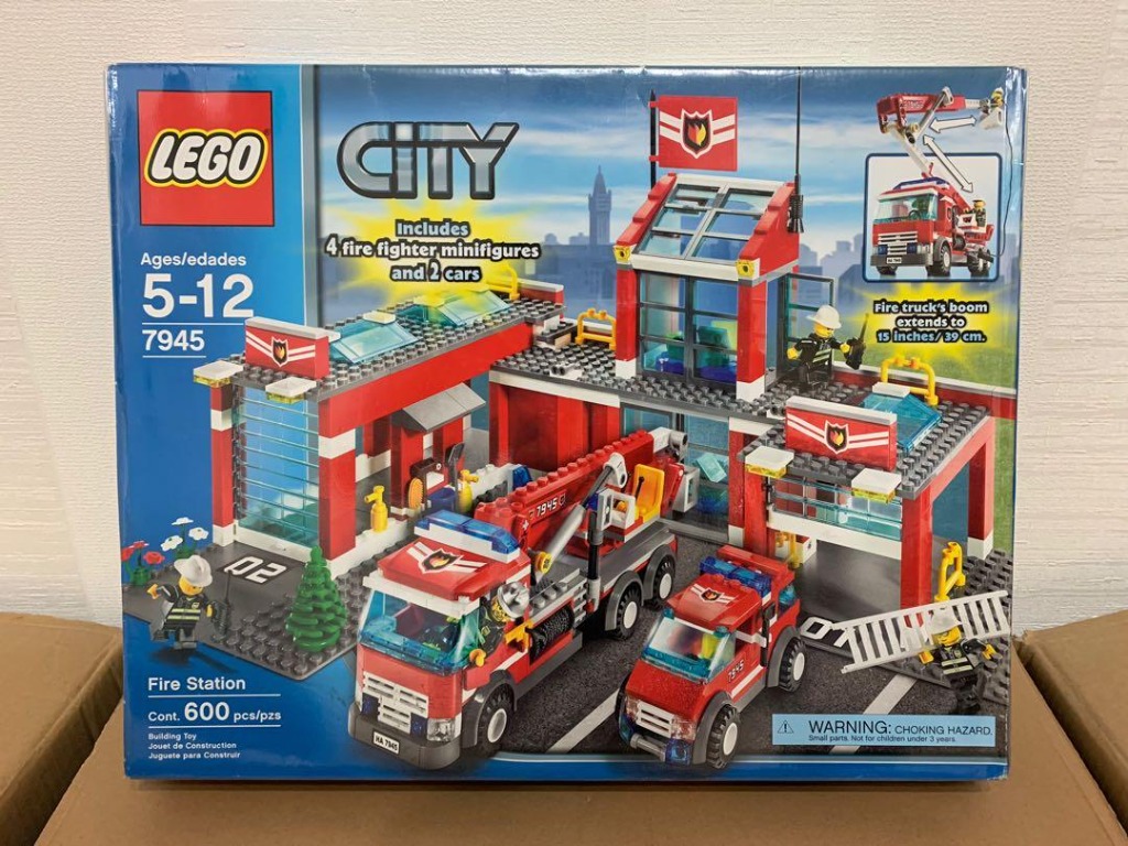 レア】【全て新品未使用】LEGO レゴシティ 消防署セット-