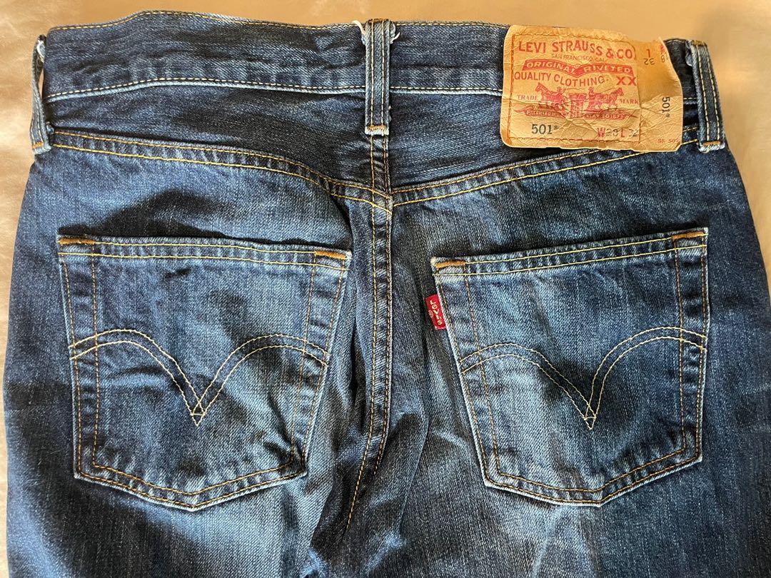 Levi s 501 Blue 28 x 32 A Men s Fashion Bottoms Jeans on Carousell