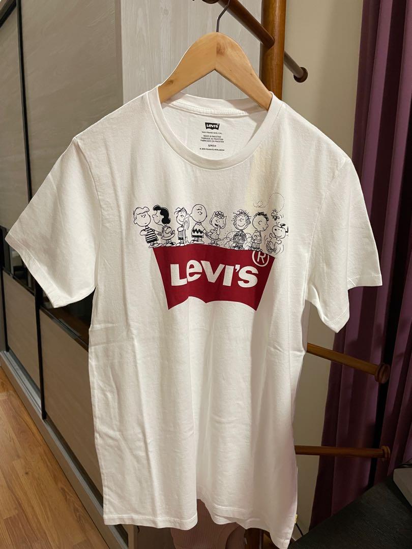 Levi s Snoopy T shirt Men s Fashion Tops Sets Tshirts Polo