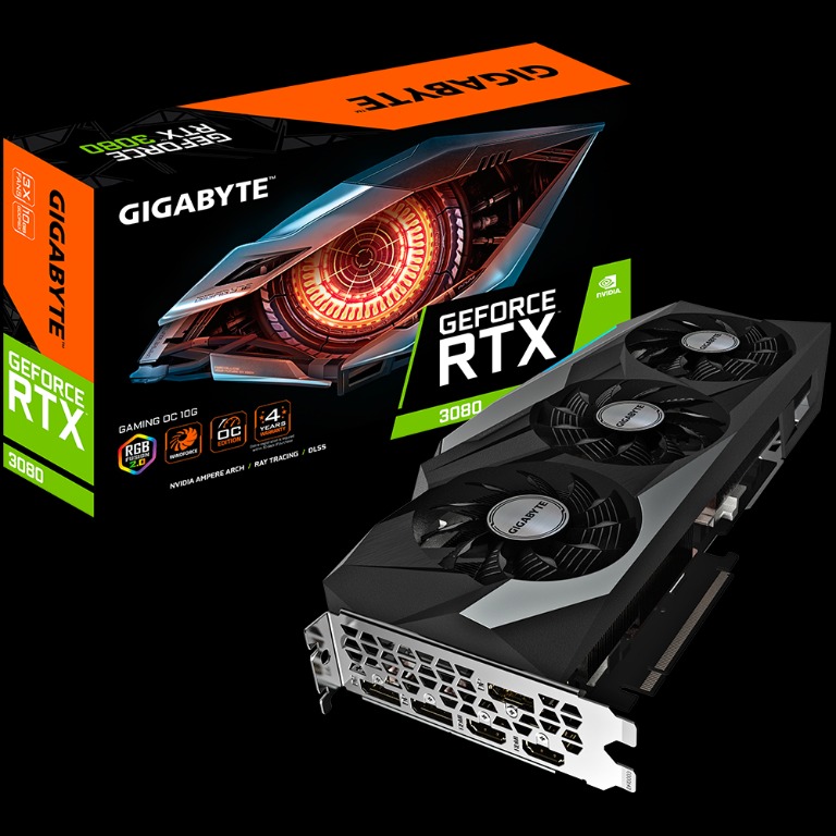 全新港行非LHR]Gigabyte RTX 3080 Gaming OC, 電腦＆科技, 手提電腦