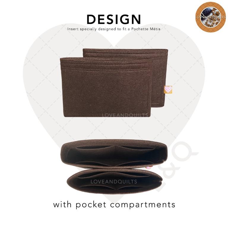 PO]❤️Louis Vuitton LV Pochette Metis Bag Organizer bag Insert bag Shaper  bag Liner, Premium Felt Organiser