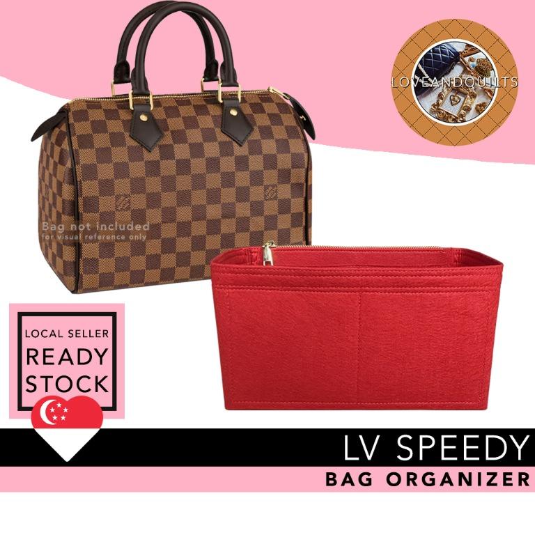 LOUIS VUITTON SPEEDY 25  WHAT FITS + BAG ORGANIZER! 