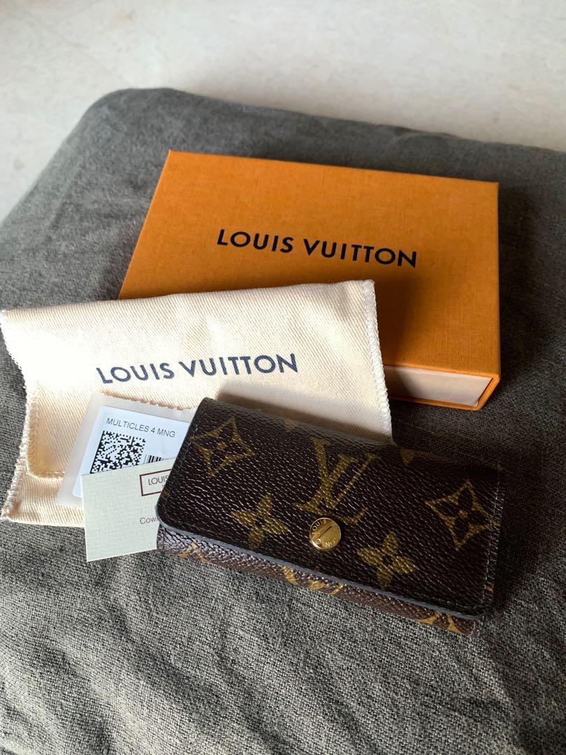 Authenticated Used Louis Vuitton Epi 4 Key Holder M63822 Women,Men