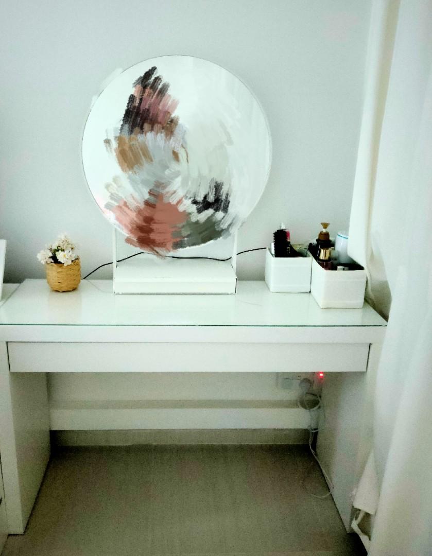MALM Dressing Table/Study Table, Furniture & Home Living, Furniture