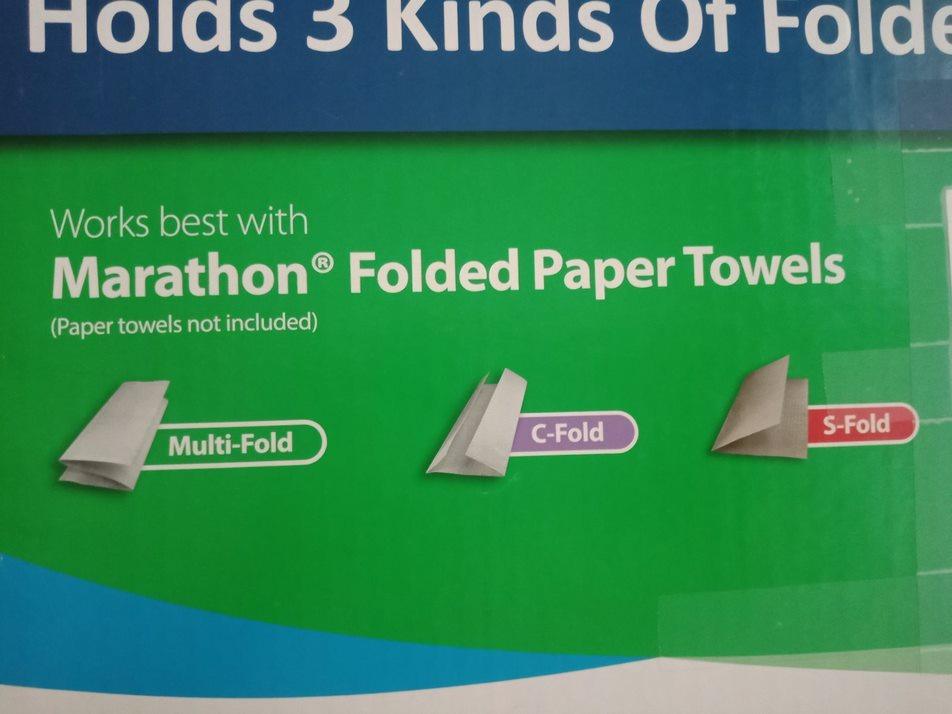 Marathon Combo Folded Paper Towel Dispenser Bathroom Tissue Dispenser