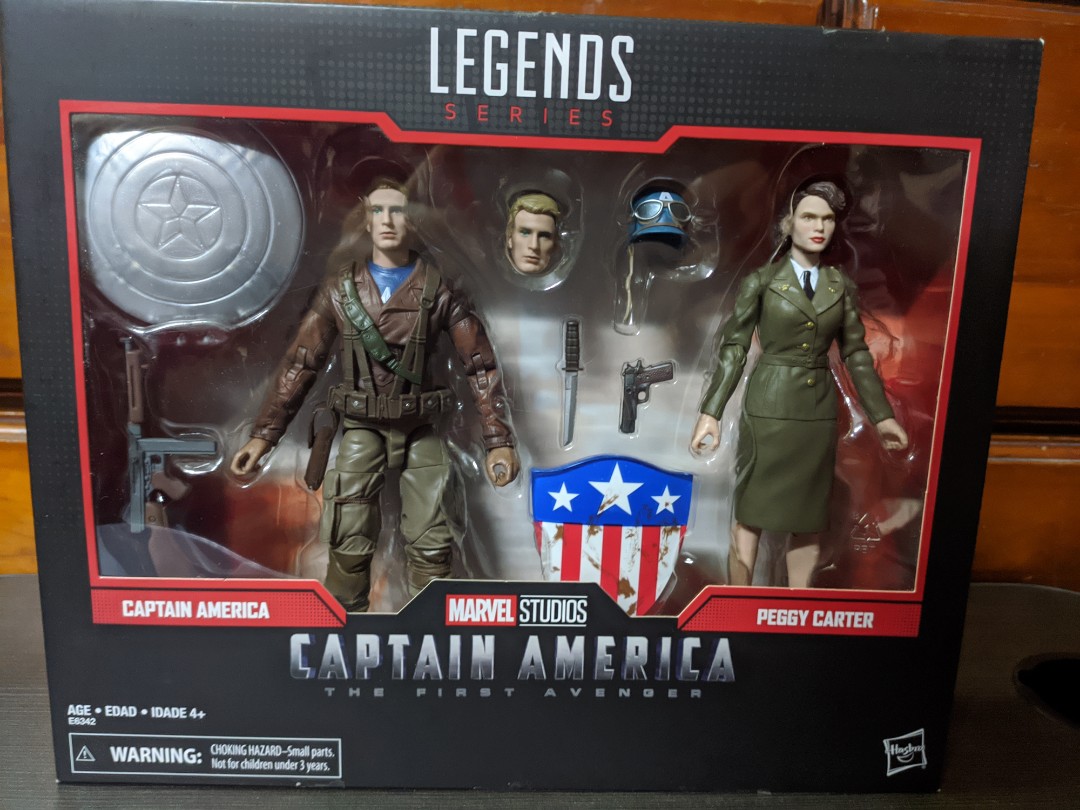 Marvel Legends 10 Year Anniversary Captain America And Peggy Carter 2 Pack Toys Games Other Toys On Carousell