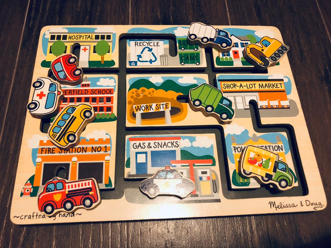 Melissa and doug vehicle maze puzzle sale