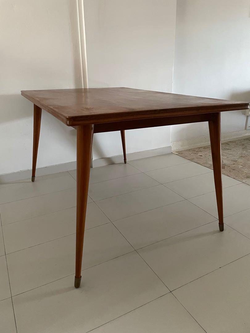 Mid Century Vintage Dining Table, Furniture & Home Living, Furniture