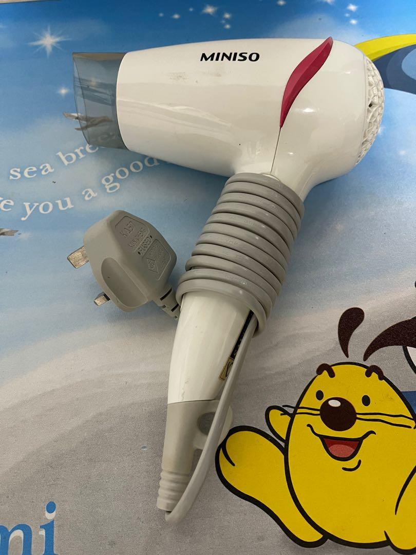 Miniso Mini hair dryer 1400W Women s Fashion Watches Accessories Hair Accessories on Carousell