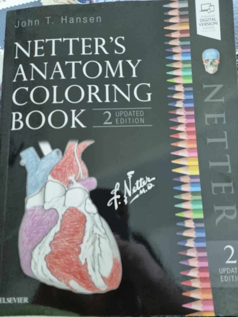 Netter's Anatomy Coloring Book 2nd Edition, Hobbies & Toys, Books