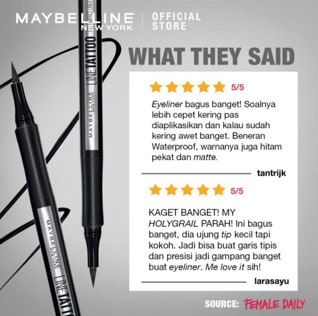 REVIEW : Maybelline Line Tattoo High Impact Liner - The Yulistinay's Diary