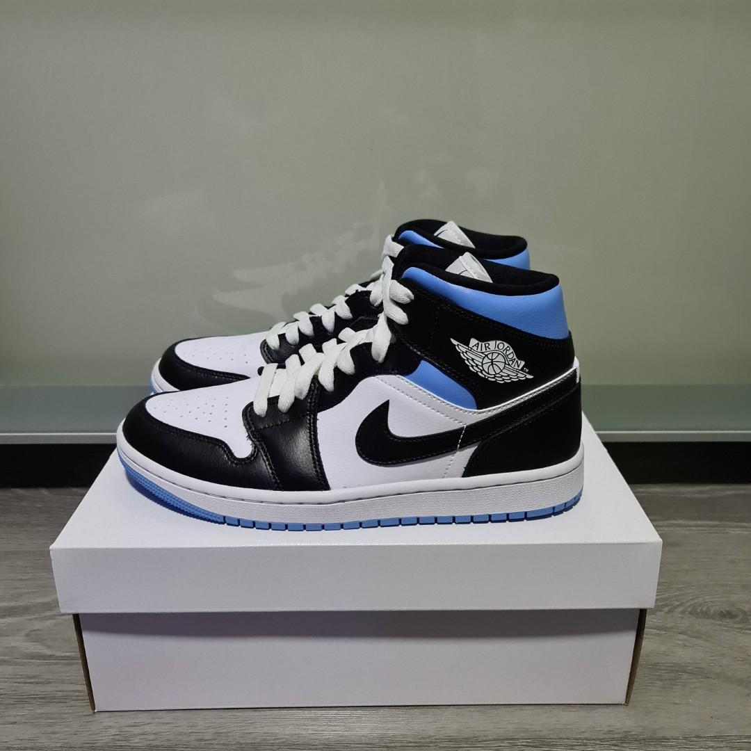 nike mid 1 blue