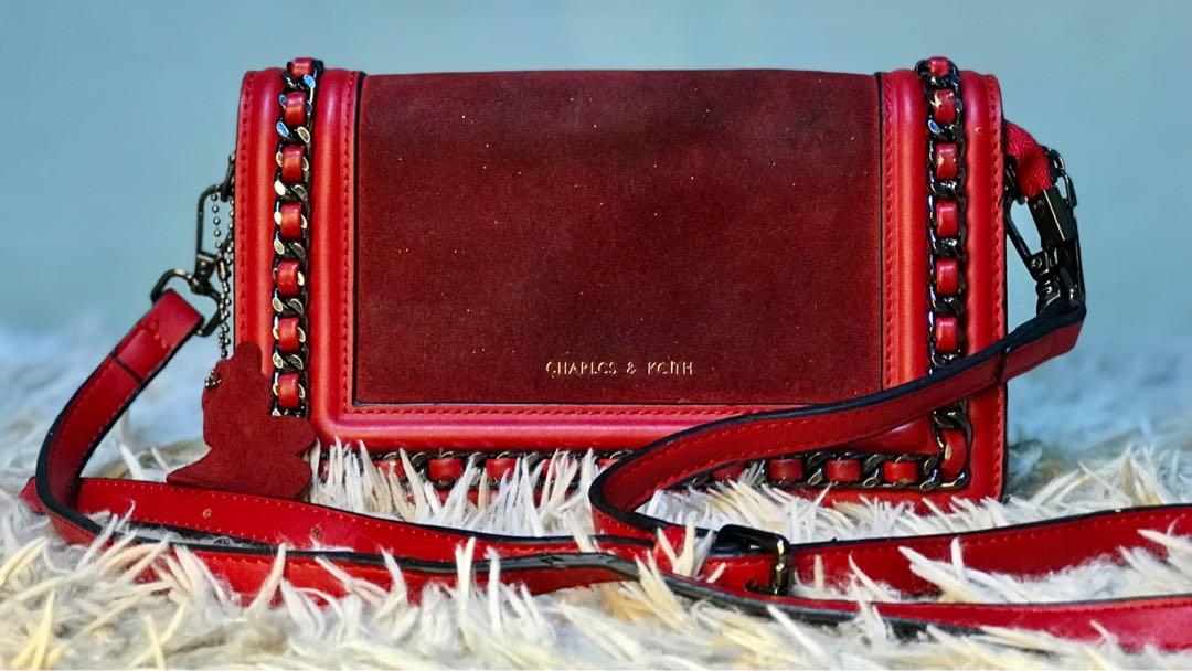 Fake charles and keith bag deals