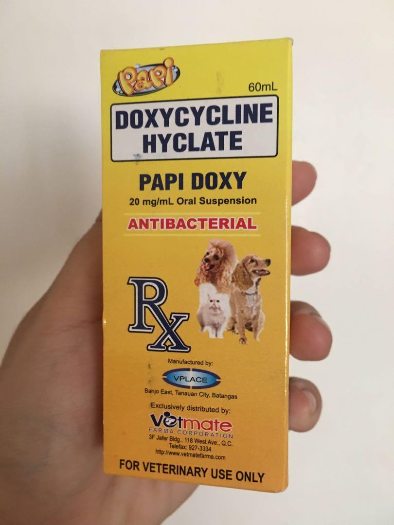 can doxycycline be put in dog food