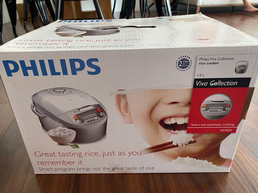 Philips rice cooker viva collection 1.0L, TV & Home Appliances, Kitchen