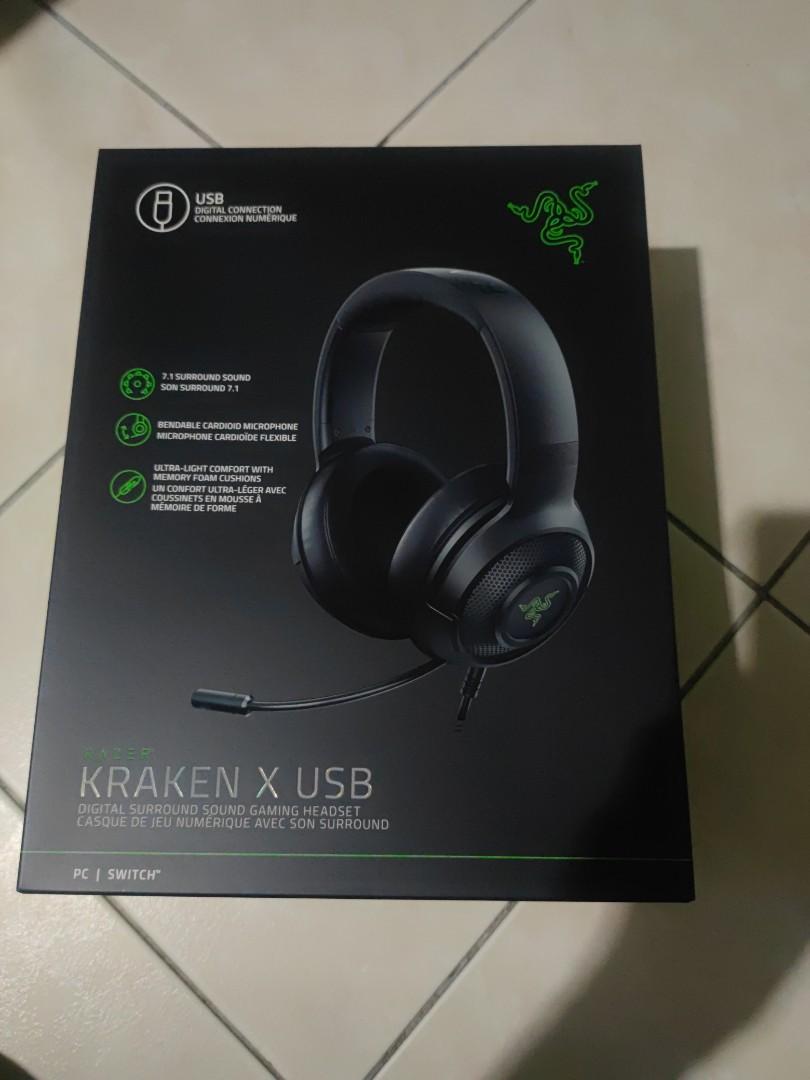 Razer Kraken X Usb 7 1 Surround Sound Video Gaming Gaming Accessories On Carousell Razer Kraken X Usb 7 1 Surround Sound Video Gaming Gaming Accessories On Carousell