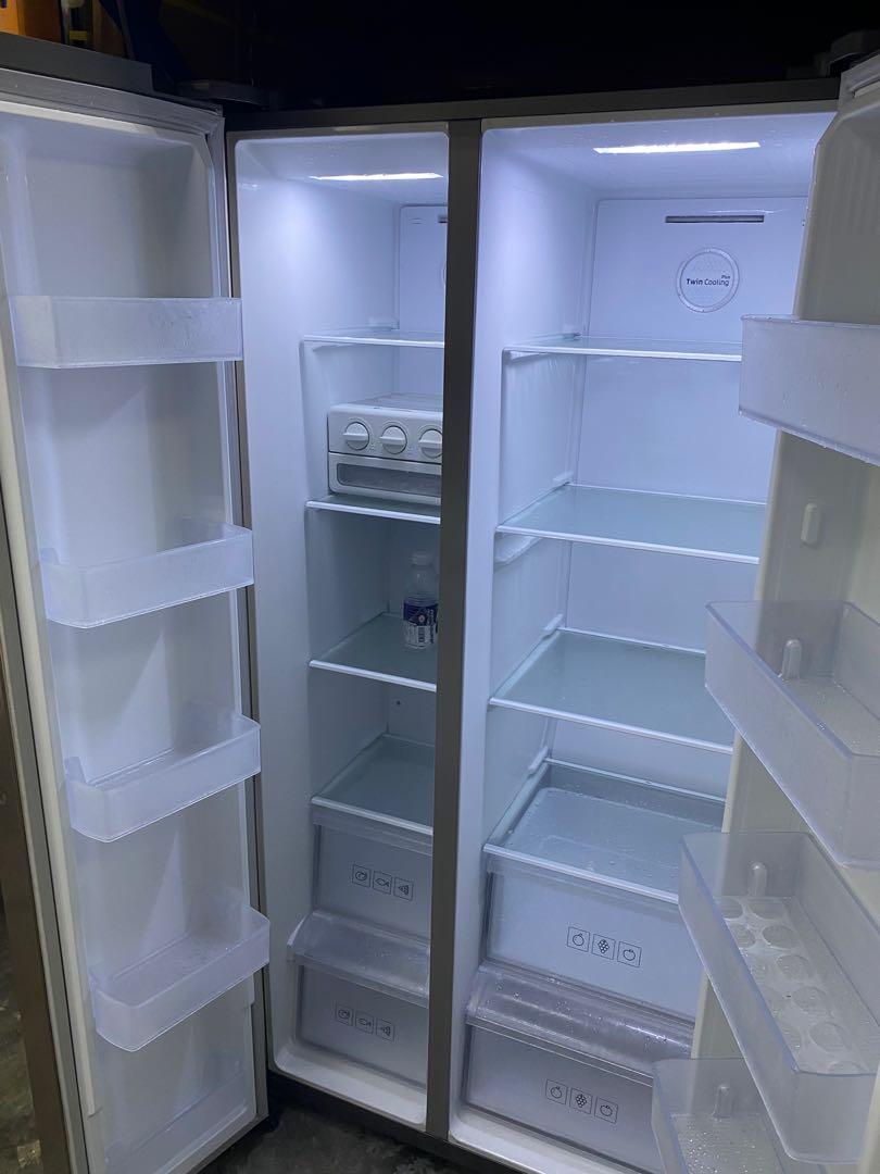 Samsung Side by Side Digital Inverter 3Ticks Fridge, 620L, TV & Home