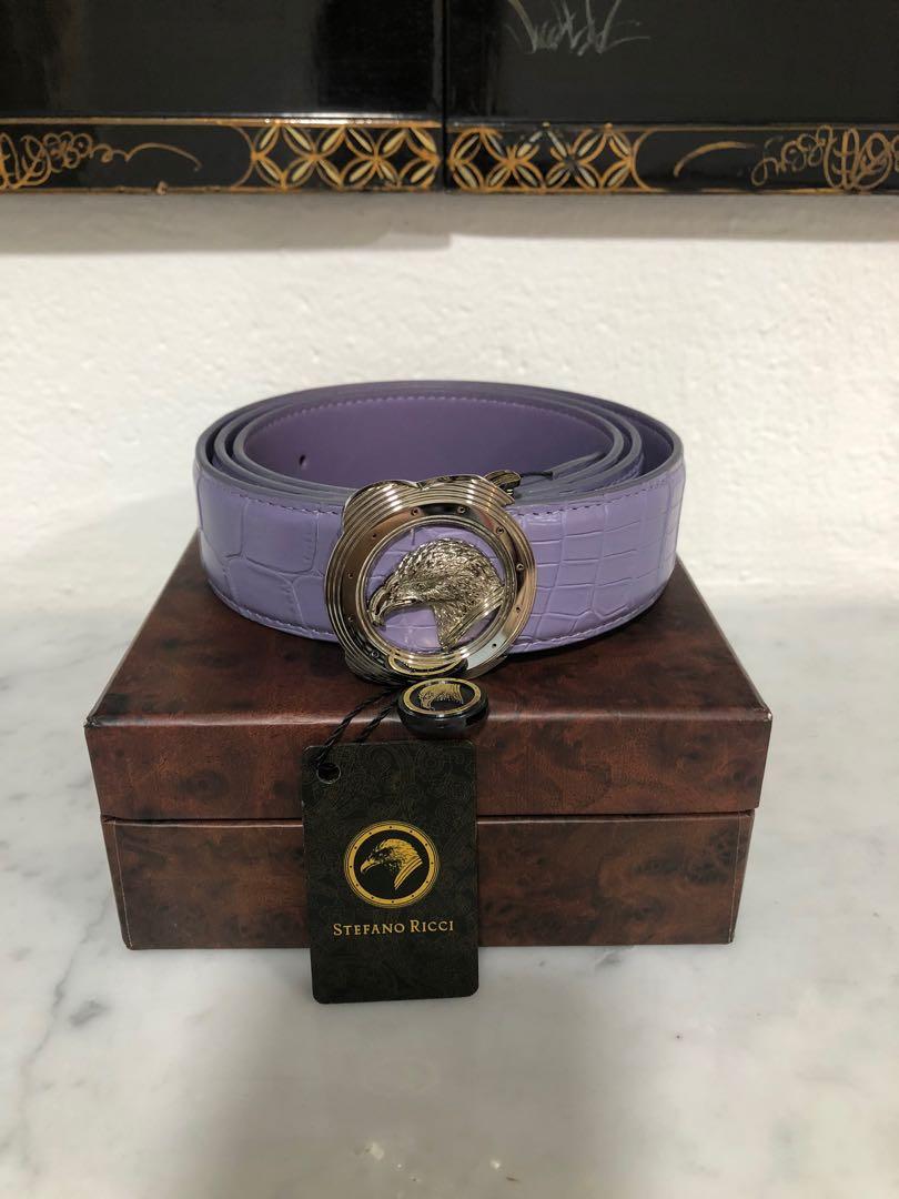 Stefano Ricci genuine Crocodile belt New Men s Fashion