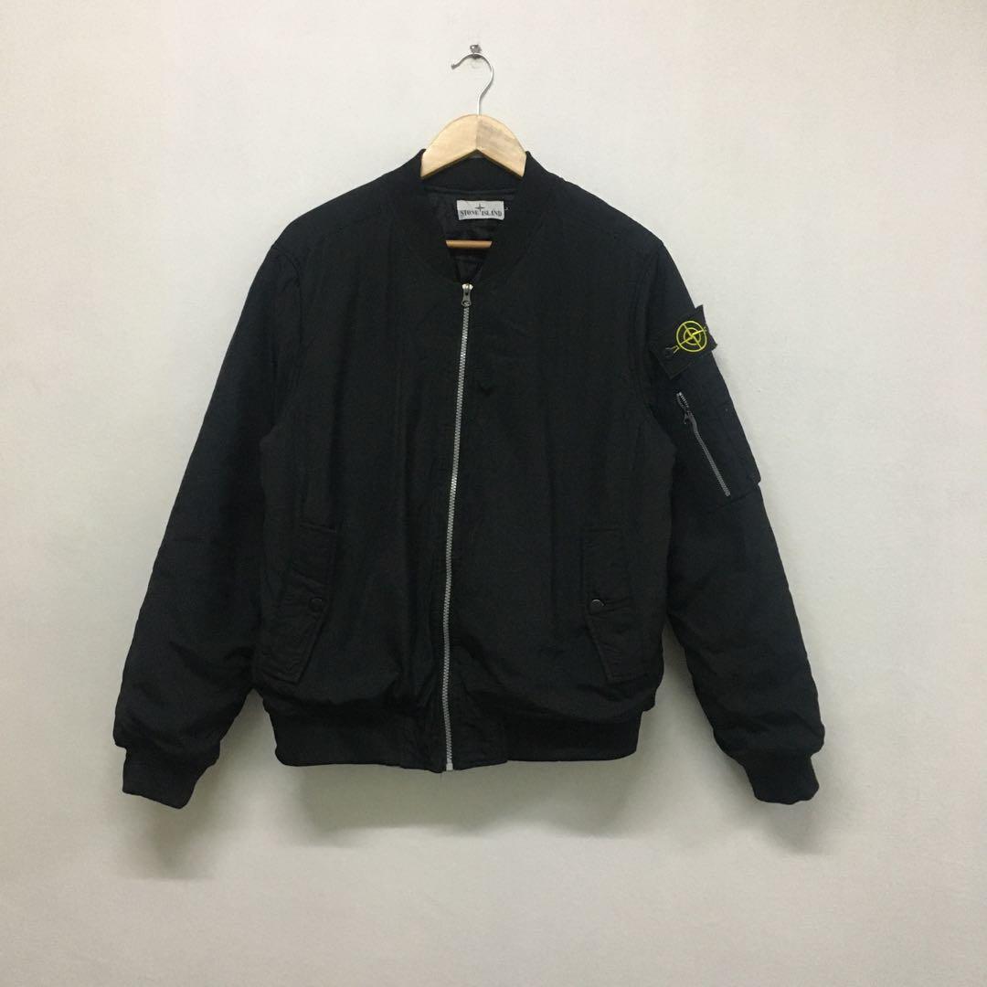 Mens stone island deals jacket bomber