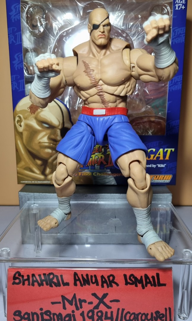Storm Collectibles Street Fighter II Sagat Complete Back in Box