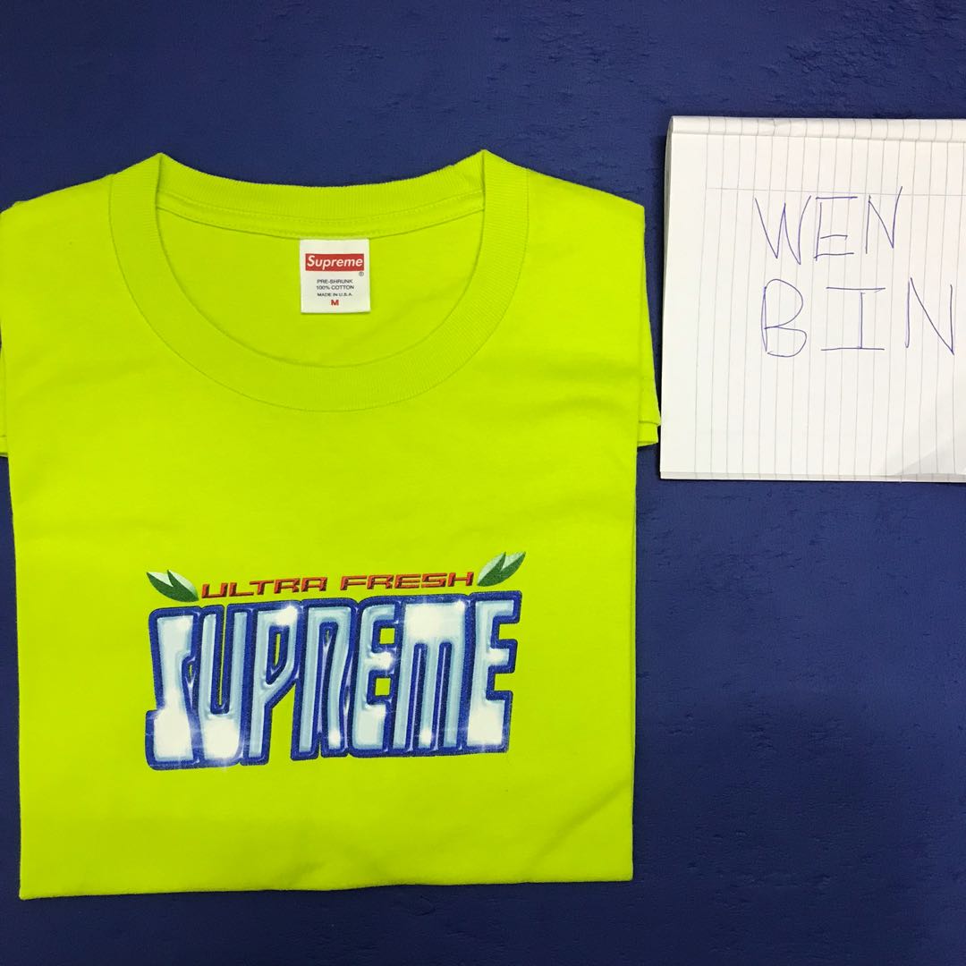 Supreme ultra fresh tee, Men's Fashion 
