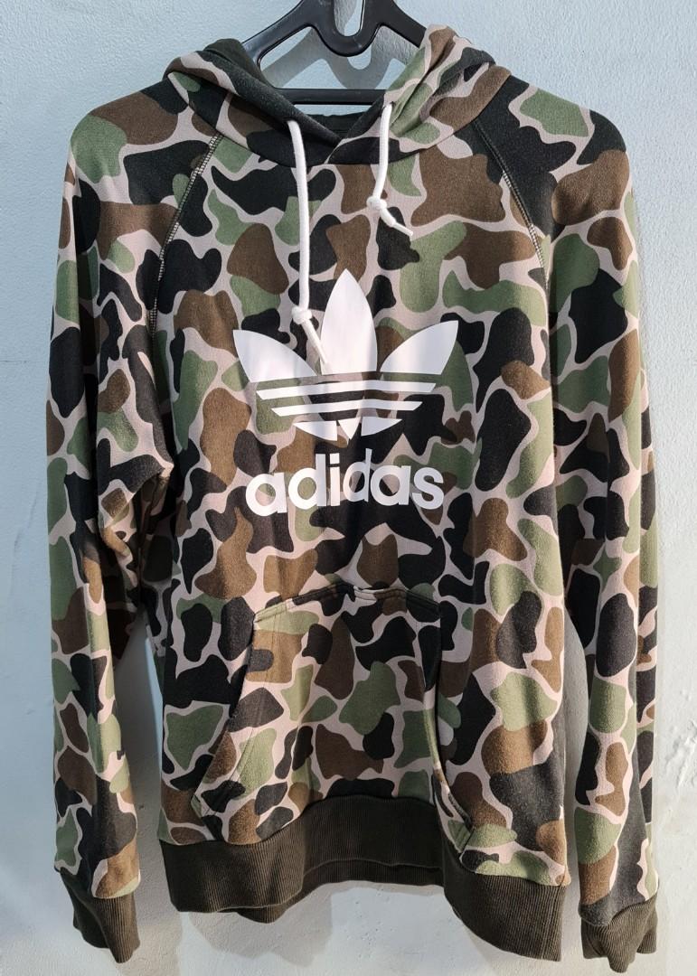 Sweater Hoody Adidas Army version Fesyen Wanita Pakaian Wanita Baju Luaran di Carousell
