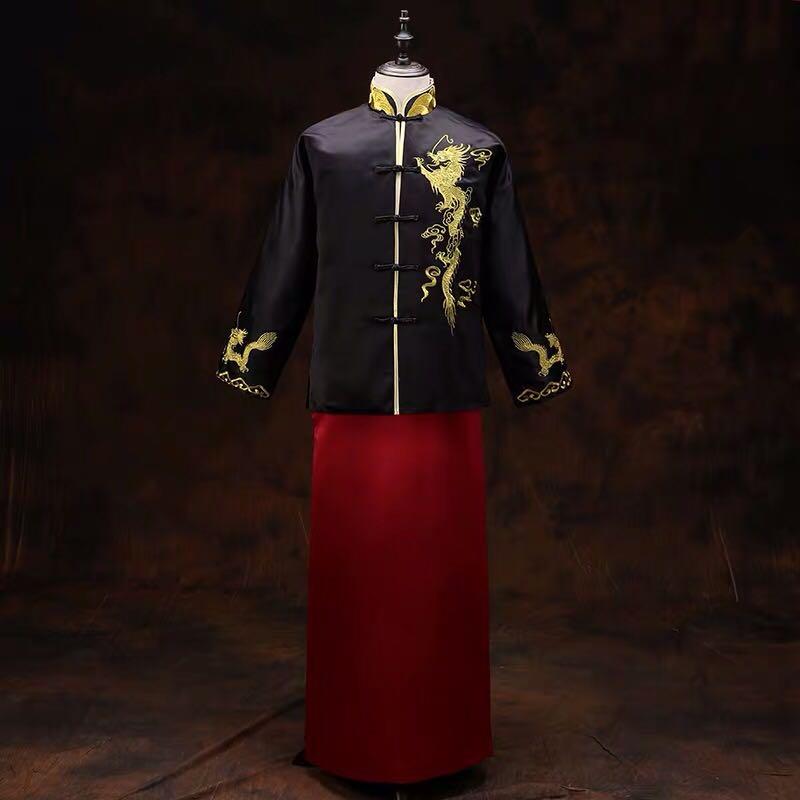 Traditional chinese groom outfit top