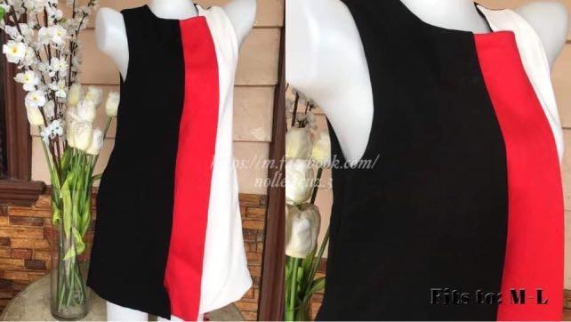 Triple Color Dress (Category: Dresses) located in Baliuag. Submitted by lustrousious (Listing ID 1094921992, Image 1). Description: Super kapal ng tela and ang ganda nya lakas maka sosyal! .