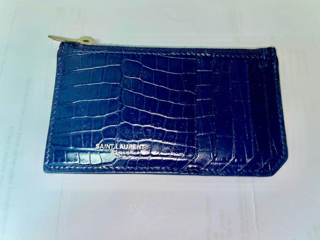 Used ysl shop card holder
