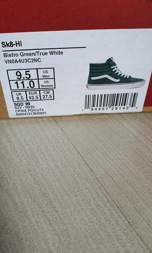vans sk8 hi cut