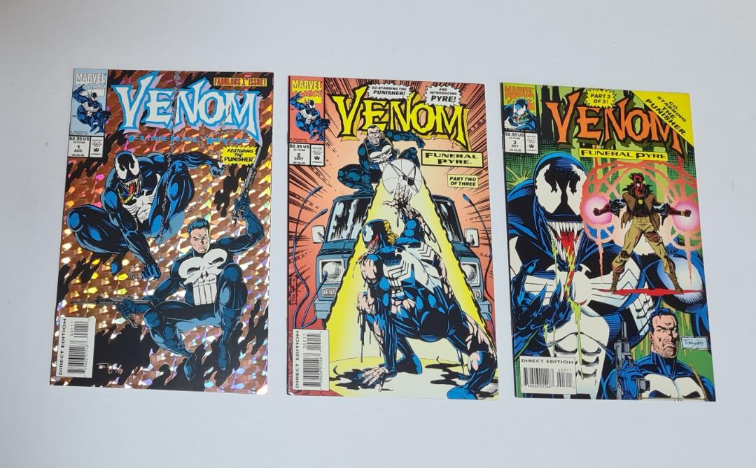 VENOM Funeral Pyre 13 1993 (2 sets Left), Hobbies & Toys, Books