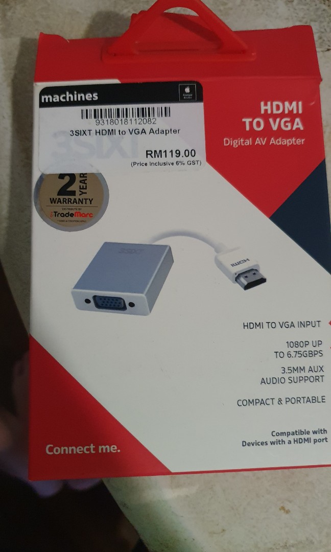 Hdmi To Vga Digital Av Adapter (9318018112082)