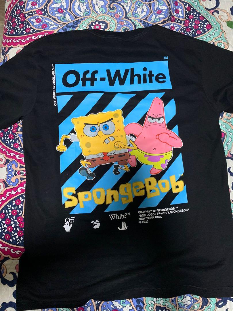 Vintage off white spongebob t shirt 