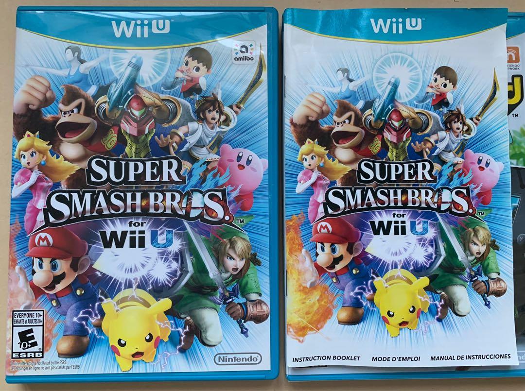 Wii U 原裝美版遊戲 Super Smash Bros Wii U 遊戲機 遊戲機遊戲 Carousell