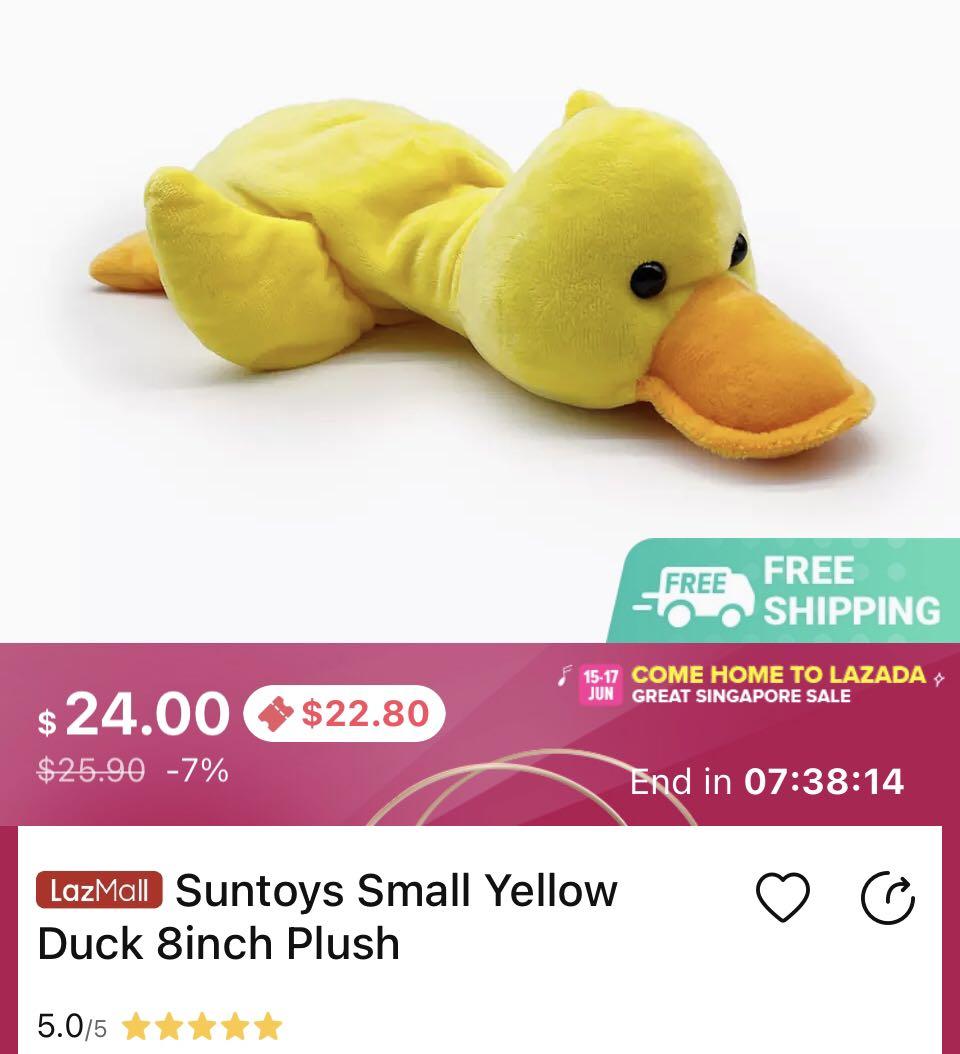 big stuffed duck