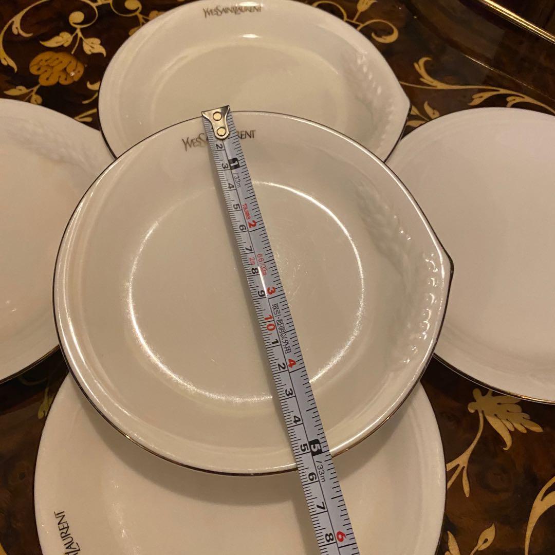 YSL Yves Saint Laurent Cake plate set, Furniture & Home Living