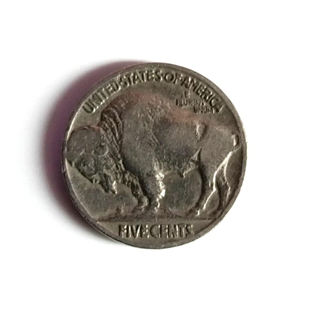 美國錢幣> 1935 US Nickel" 5 Cents (P) Copper-nickel Coin (Circulated 已流通), 古董收藏, 錢幣- Carousell