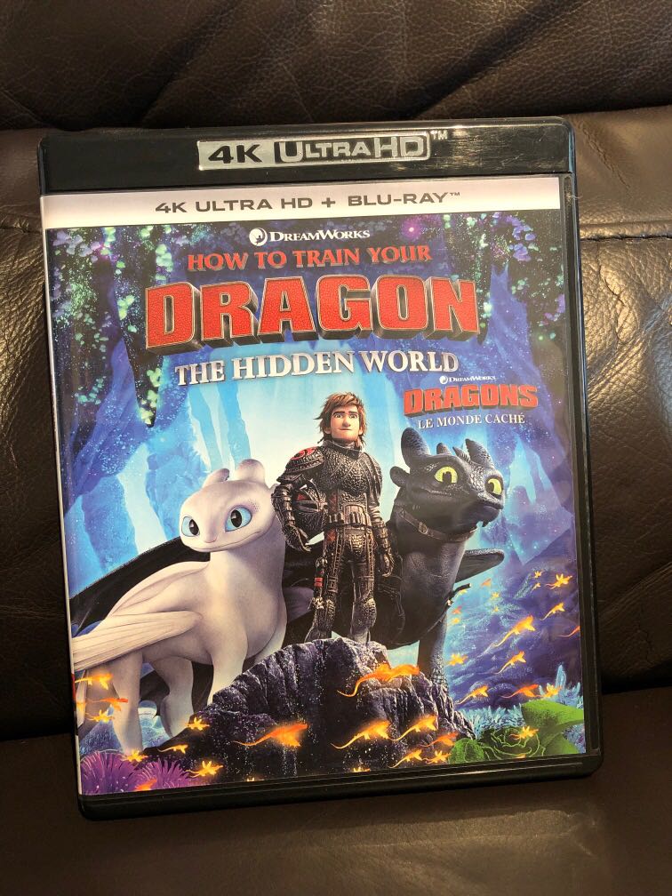 4K) How to Train your Dragon 3 : The Hidden World 4K UHD Ultra HD Blu-ray  bluray, Hobbies & Toys, Music & Media, CDs & DVDs on Carousell