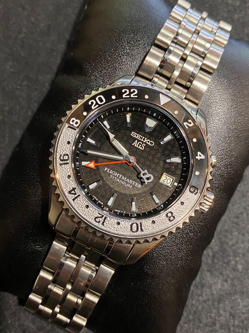 Seiko ags hot sale flightmaster gmt