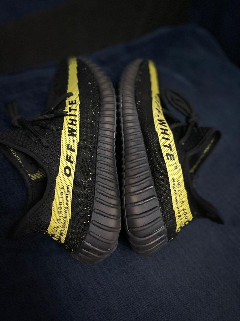 Off white yeezy grey yellow online
