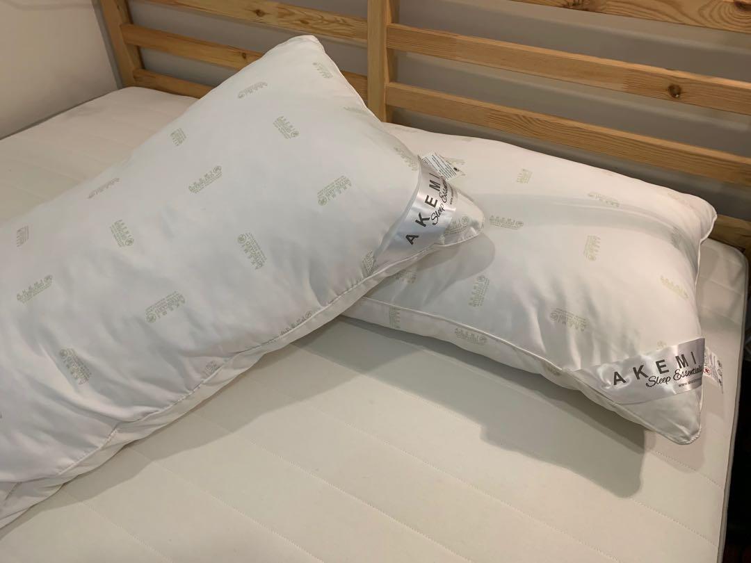 AKEMI Pillow Furniture Home Living Bedding Towels on Carousell