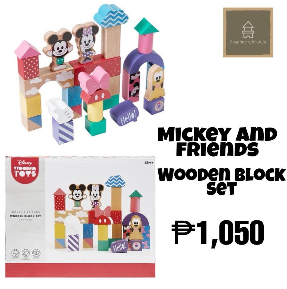 Anko Wooden Block Set / Wooden Disney Princess Castle Set / Wooden Pooh