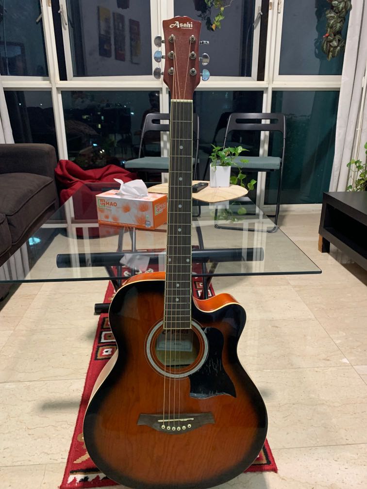 Asahi Guitar, Hobbies & Toys, Music & Media, Musical Instruments on